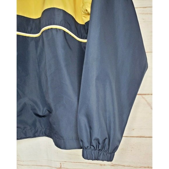 Rare Mint Condition Classic Element Yellow/Navy Blue Full Zip Windbreaker Jacket - Picture 7 of 9
